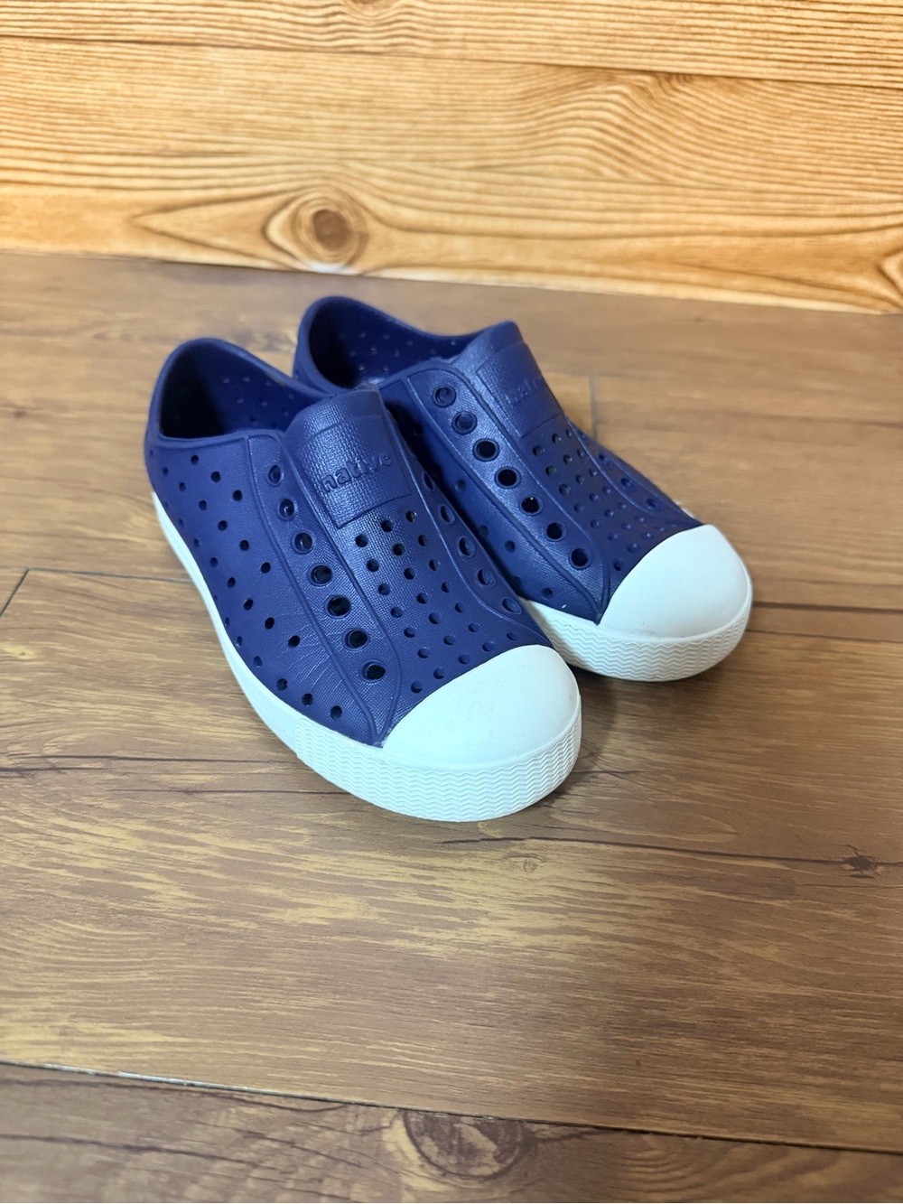Native Youth Jefferson Slip On Shoes Size 11 Navy Blue Toddler Boy Girl Unisex